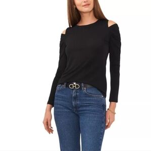 Catherine Malandrino Cold Shoulder Sweater.